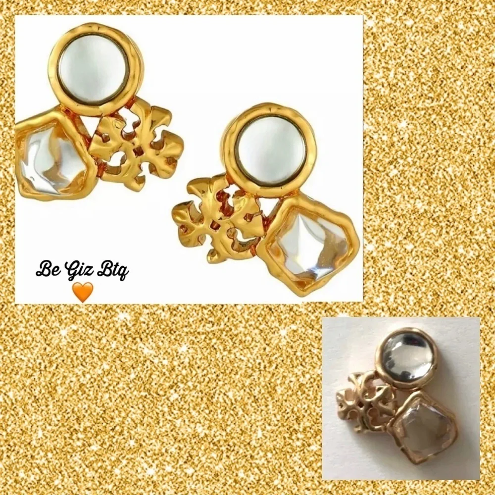 🔥🔥🔥ONE ITEM DEAL OF THE DAY Tory Burch Authentic Earrings Reduced Buy Now & Save